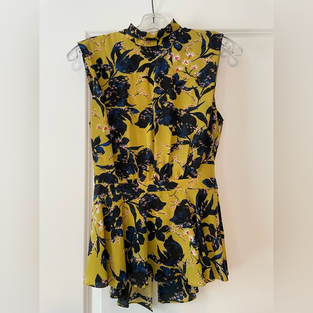 Beautiful Saloni Blouse worn one time. Size 6 & 100% Silk, Lining 100% Polyester